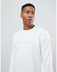 Мужской белый свитшот от Calvin Klein Jeans