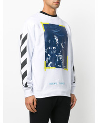 Мужской белый свитшот от Off-White