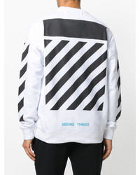 Мужской белый свитшот от Off-White