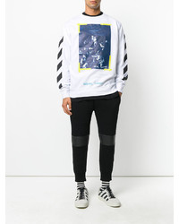 Мужской белый свитшот от Off-White