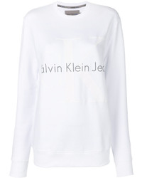 Женский белый свитшот от CK Calvin Klein
