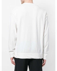 Мужской белый свитшот от Laneus