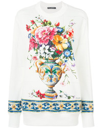 Женский белый свитшот от Dolce & Gabbana
