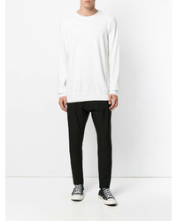 Мужской белый свитшот от Rick Owens