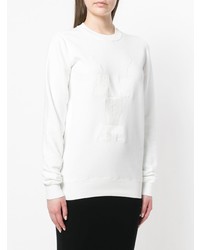 Женский белый свитшот от Rick Owens DRKSHDW