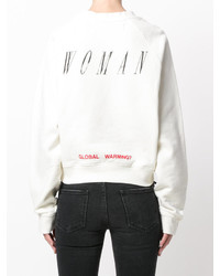 Женский белый свитшот от Off-White