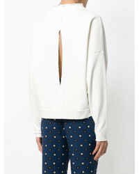 Женский белый свитшот от Mauro Grifoni