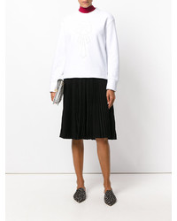 Женский белый свитшот от Fendi