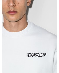 Мужской белый свитшот от Off-White