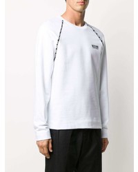 Мужской белый свитшот от Moschino