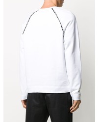 Мужской белый свитшот от Moschino