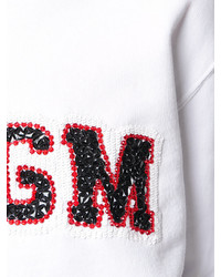 Женский белый свитшот от MSGM