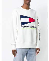 Мужской белый свитшот от Tommy Jeans