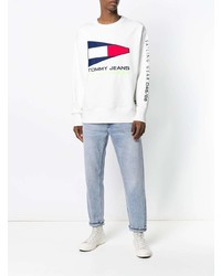 Мужской белый свитшот от Tommy Jeans