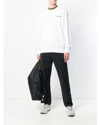 Мужской белый свитшот от Helmut Lang