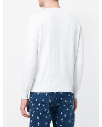 Мужской белый свитшот от Cruciani