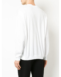 Мужской белый свитшот от H Beauty&Youth