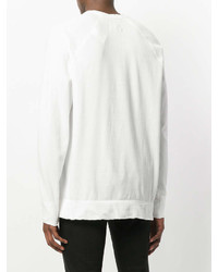 Мужской белый свитшот от Laneus