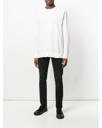 Мужской белый свитшот от Laneus