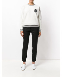 Женский белый свитшот от JULIEN DAVID