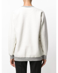 Женский белый свитшот от JULIEN DAVID