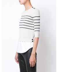 Женский белый свитшот от Veronica Beard