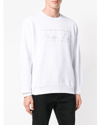 Мужской белый свитшот от Martine Rose