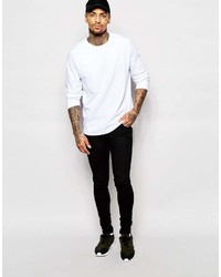 Мужской белый свитшот от Asos