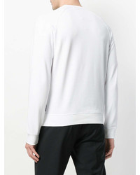 Мужской белый свитшот от Emporio Armani