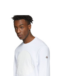 Мужской белый свитшот от Moncler