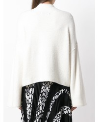 Белый свободный свитер от Alice + Olivia