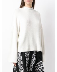 Белый свободный свитер от Alice + Olivia