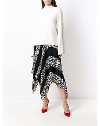 Белый свободный свитер от Alice + Olivia