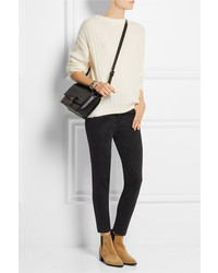 Белый свободный свитер от Acne Studios