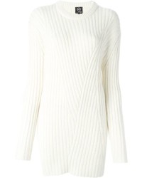 Белый свободный свитер от McQ by Alexander McQueen