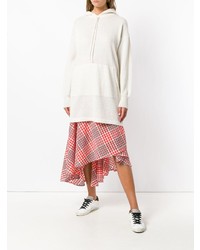 Белый свободный свитер от Missoni