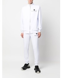 Мужской белый спортивный костюм от Philipp Plein