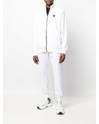 Мужской белый спортивный костюм от Philipp Plein