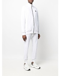 Мужской белый спортивный костюм от Philipp Plein