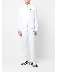 Мужской белый спортивный костюм от Philipp Plein