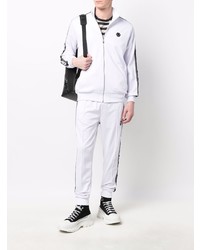 Мужской белый спортивный костюм от Philipp Plein