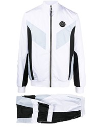 Мужской белый спортивный костюм от Plein Sport