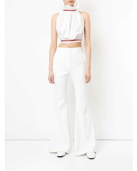 Белый топ без рукавов от White Story