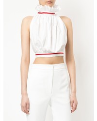 Белый топ без рукавов от White Story