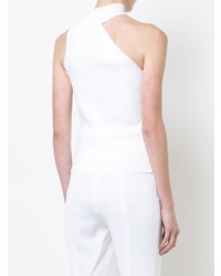 Белый топ без рукавов от Cushnie et Ochs