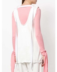 Белый топ без рукавов от JW Anderson