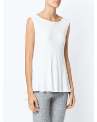 Белый топ без рукавов от Alcaçuz