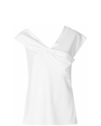 Белый топ без рукавов от Dvf Diane Von Furstenberg