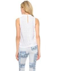 Белый топ без рукавов от Joe's Jeans