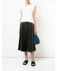 Белый топ без рукавов от Kacey Devlin